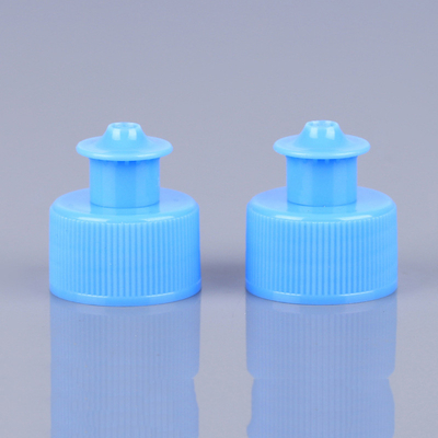 Крышка сини 28mm крышек бутылки ЛЮБИМЦА косметическая пушпульная отсутствие утечки