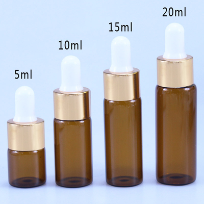 Бутылка капельницы косметик 10ml 15ml 20ml Брауна стеклянная для эфирного масла