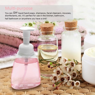Прозрачные пустые пластиковые бутылки лосьона 500ml с насосом 28mm