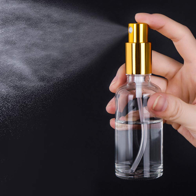 Анодированный алюминиевый точный распределитель насоса бутылки 50ml брызг тумана стеклянный